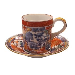 Vintage Takahashi Mini Dragon Teacup and Saucer Set